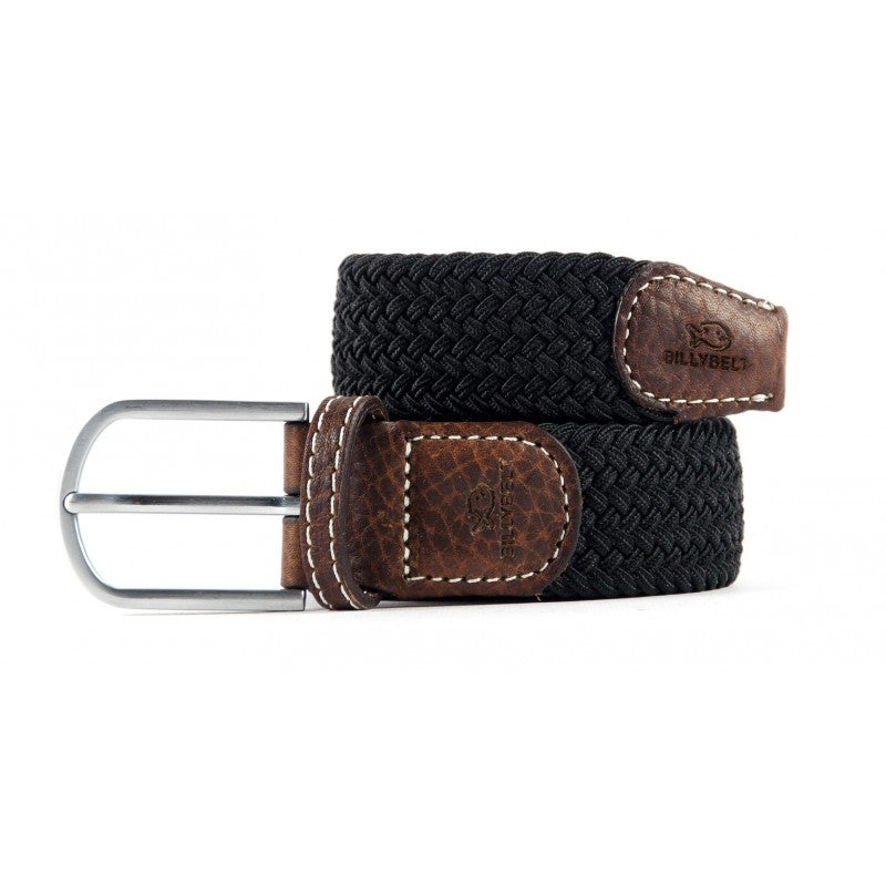 Gevlochten riem Black Licorice