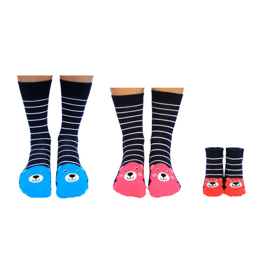 Gezinspakket sokken voor mama, papa & baby