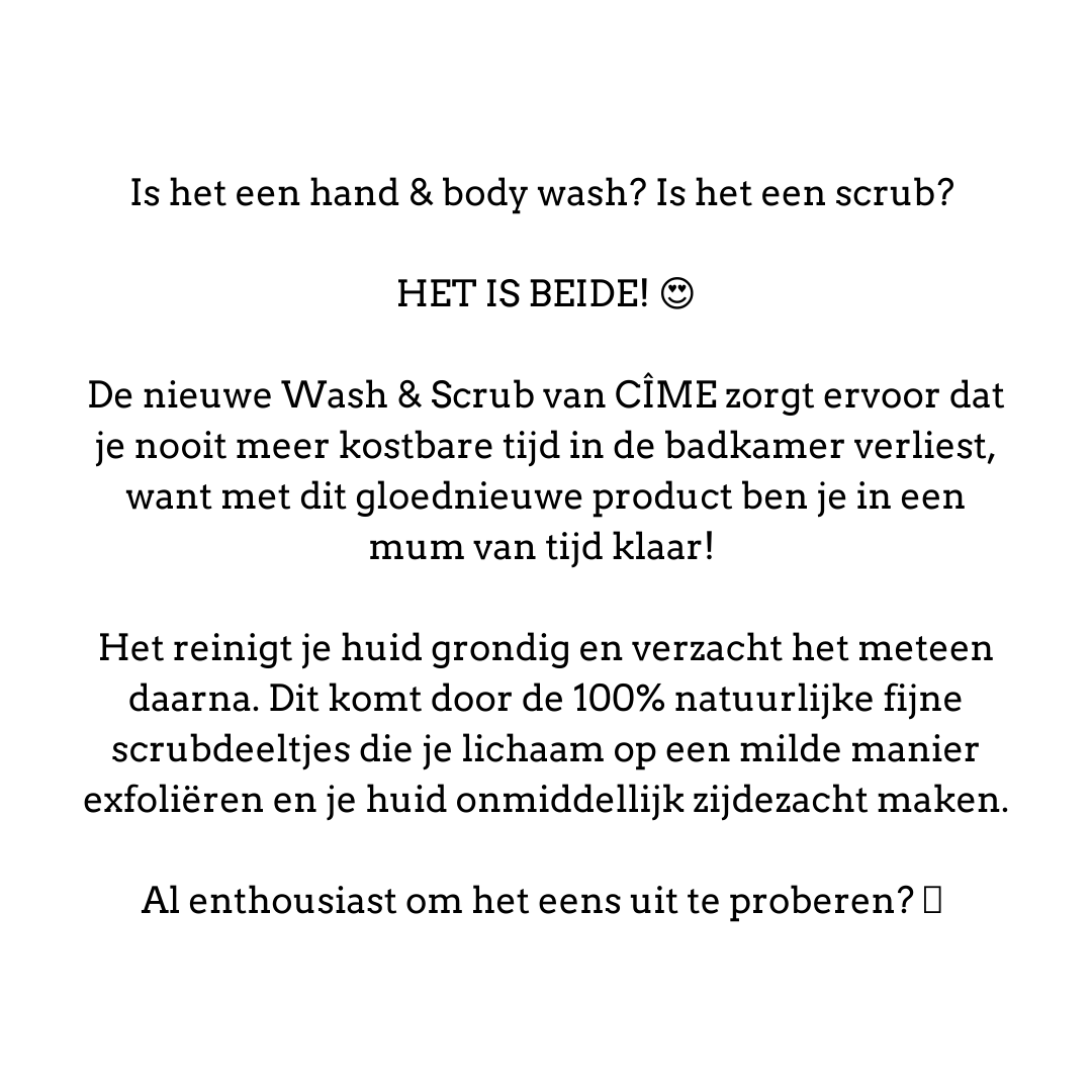 Wash & body Scrub - douchegel